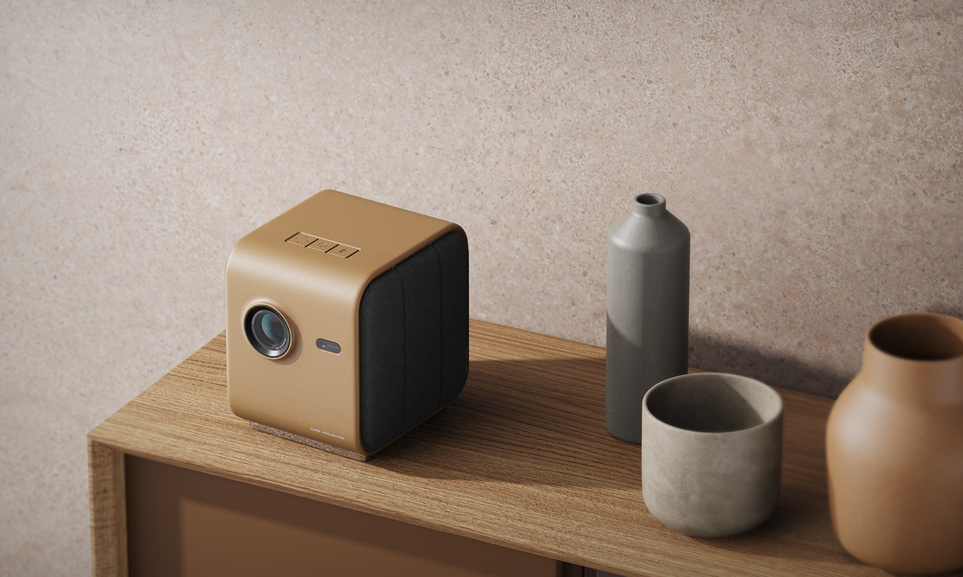 industrial design  nordic style product design  Projector