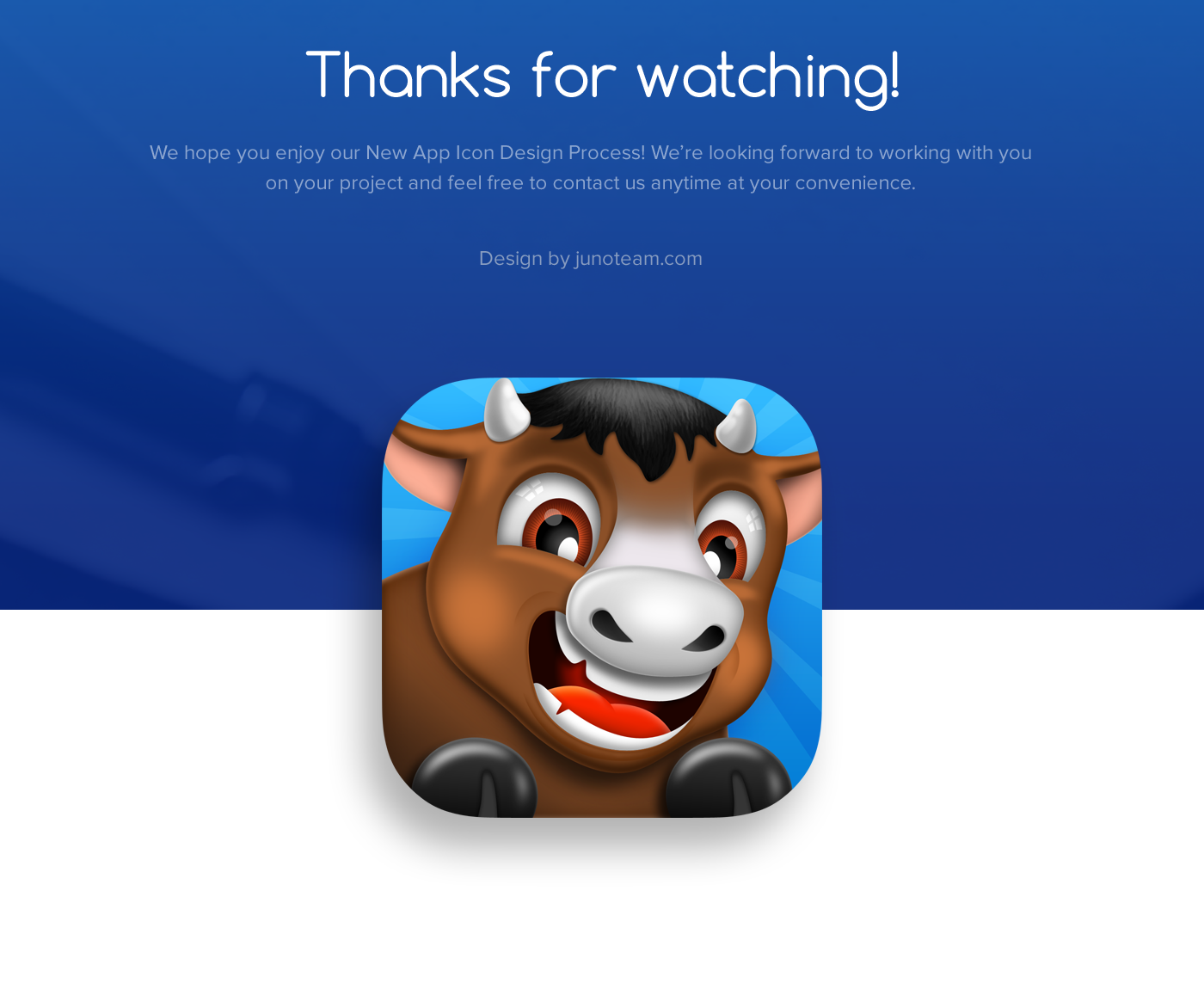 Cow app icon ios sketch Icon 3D animal cow farm design process android icon bull Buffalo junoteam
