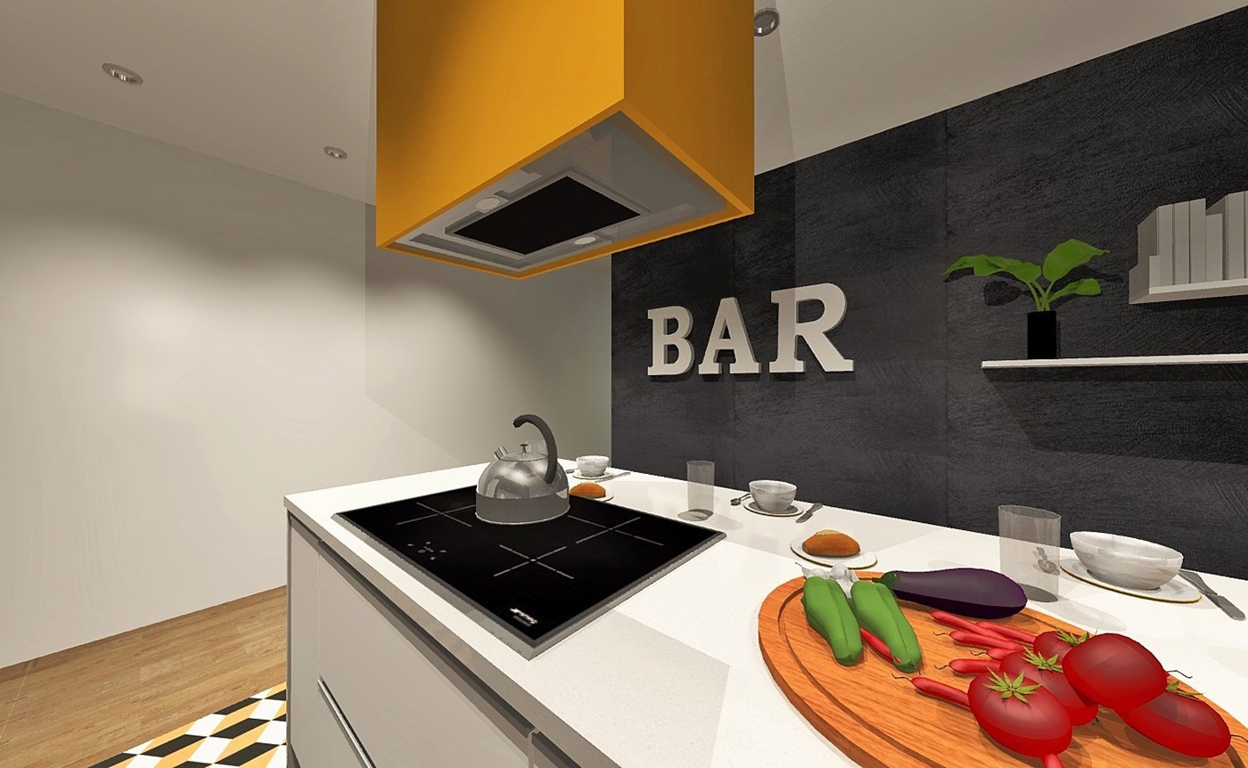 kitchen arquitectura 3D design