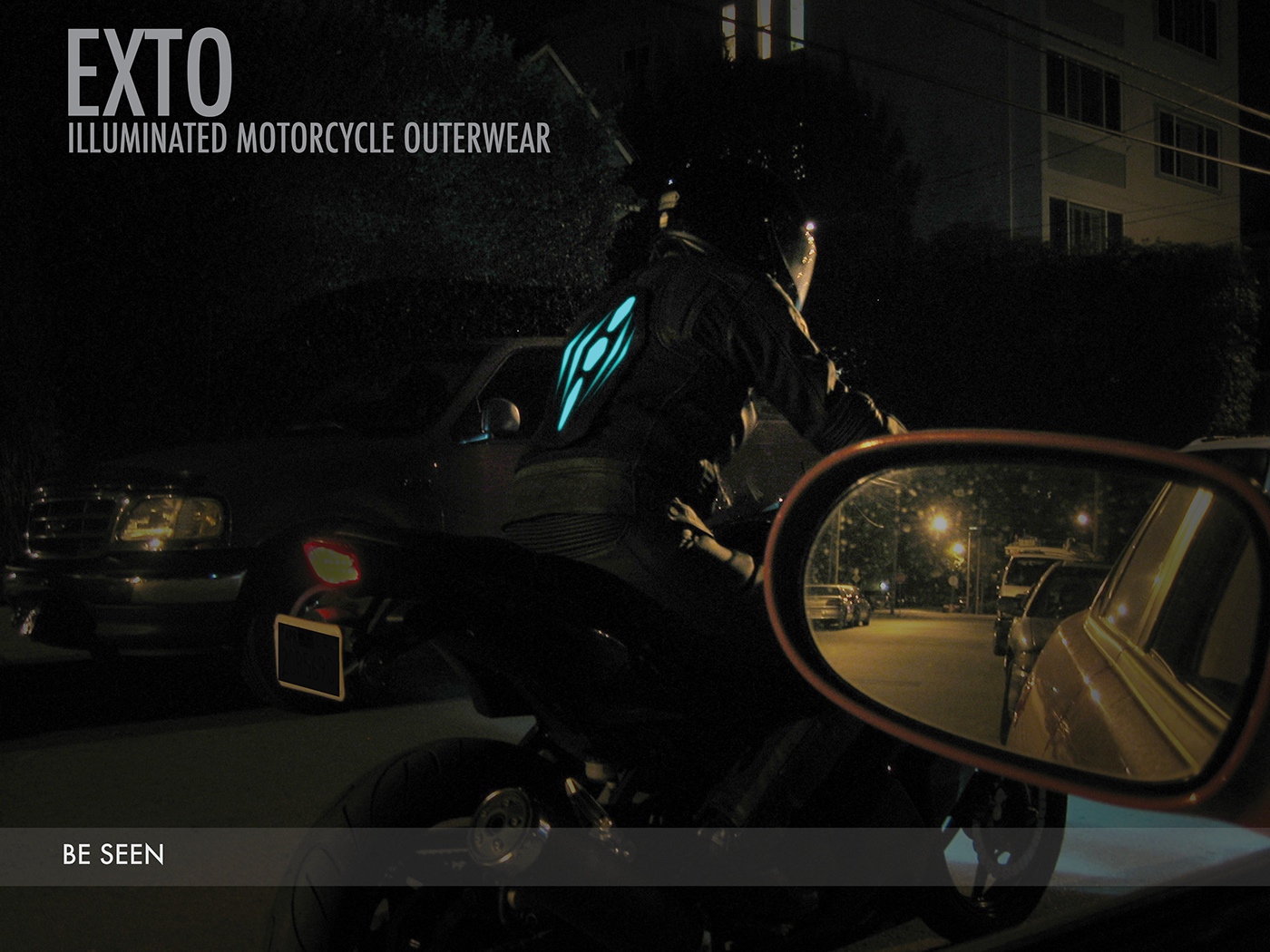 motorcycle safety Visibility Outerwear electroluminescent