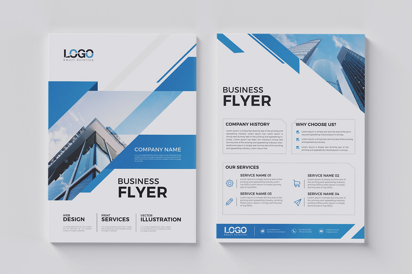 6 Sided Brochure Template