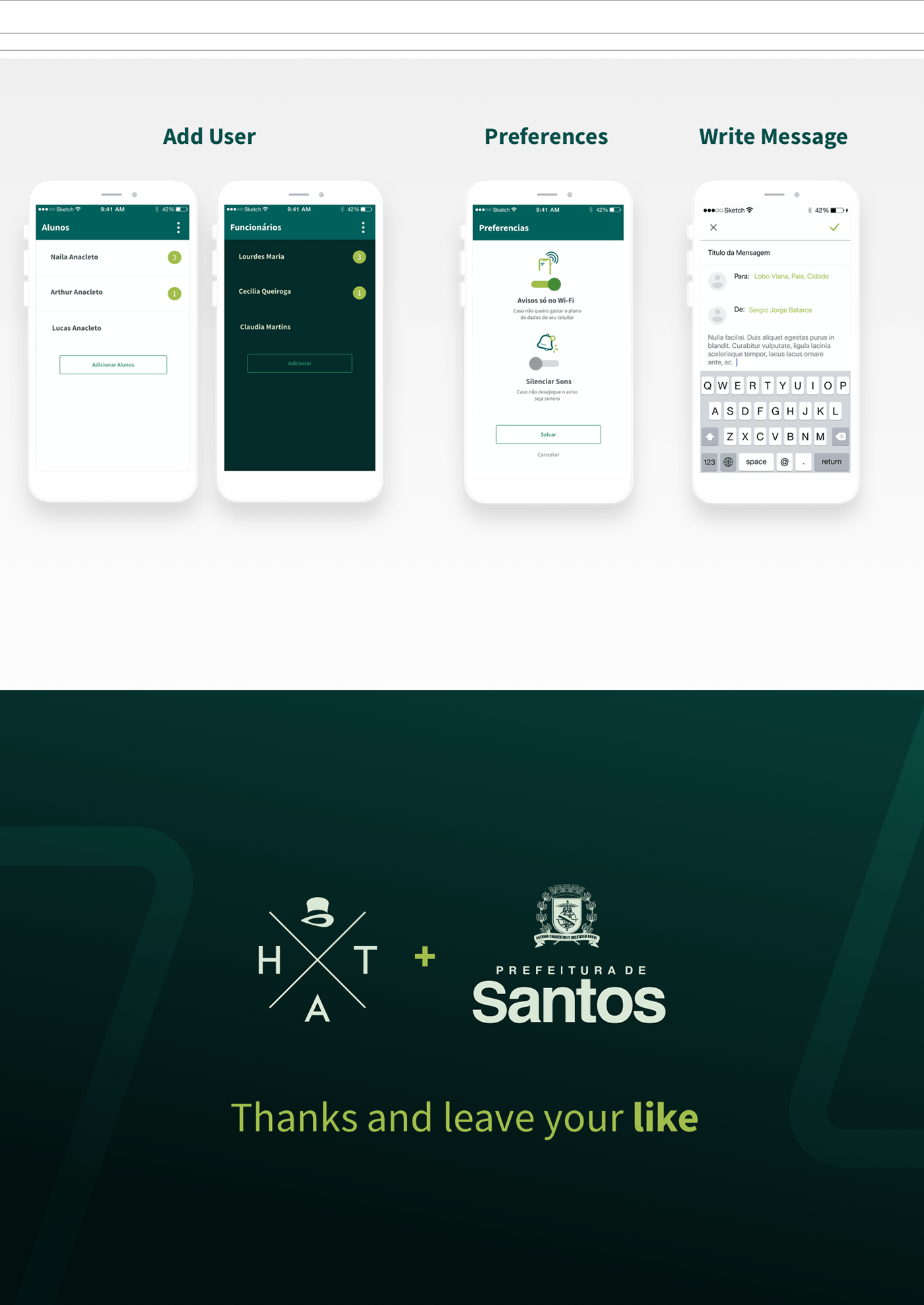 app Fala Santos UI ux Education mobile governament gov Prefeitura santos