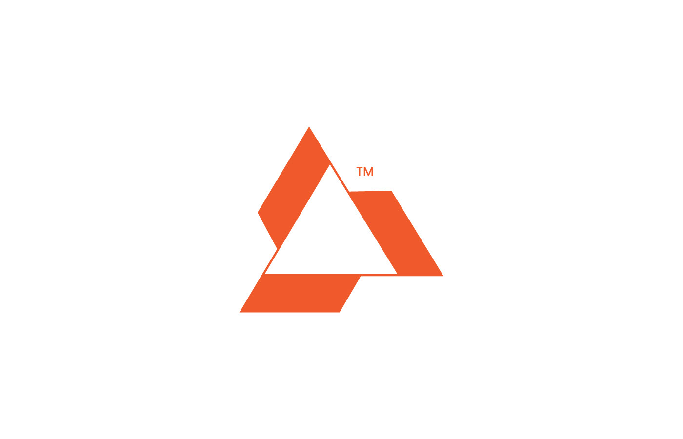 architecture brand identity design branding  construction logo logo orange black real estate triangle visual identity