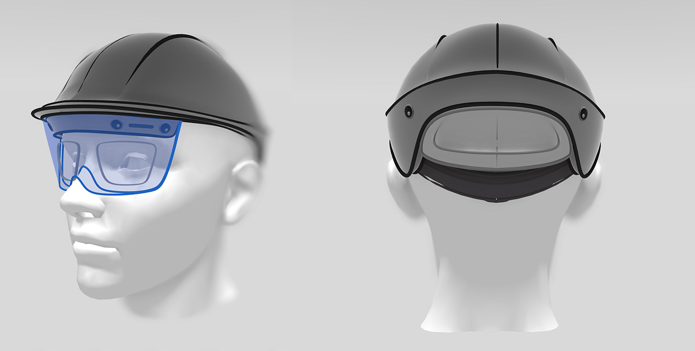 AR BIM enterprise Helmet mr PPE Saftey surfacing Technology visor