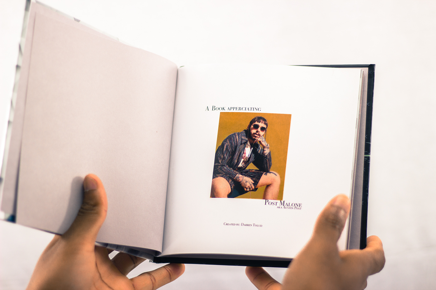 Post Malone stoney hip hop music Print Book Beer Bongs Bentleys austin post Rockstar