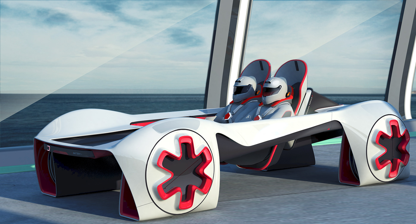 Automotive design design car design automotive   car concept concept design Pforzheim concept car Noai