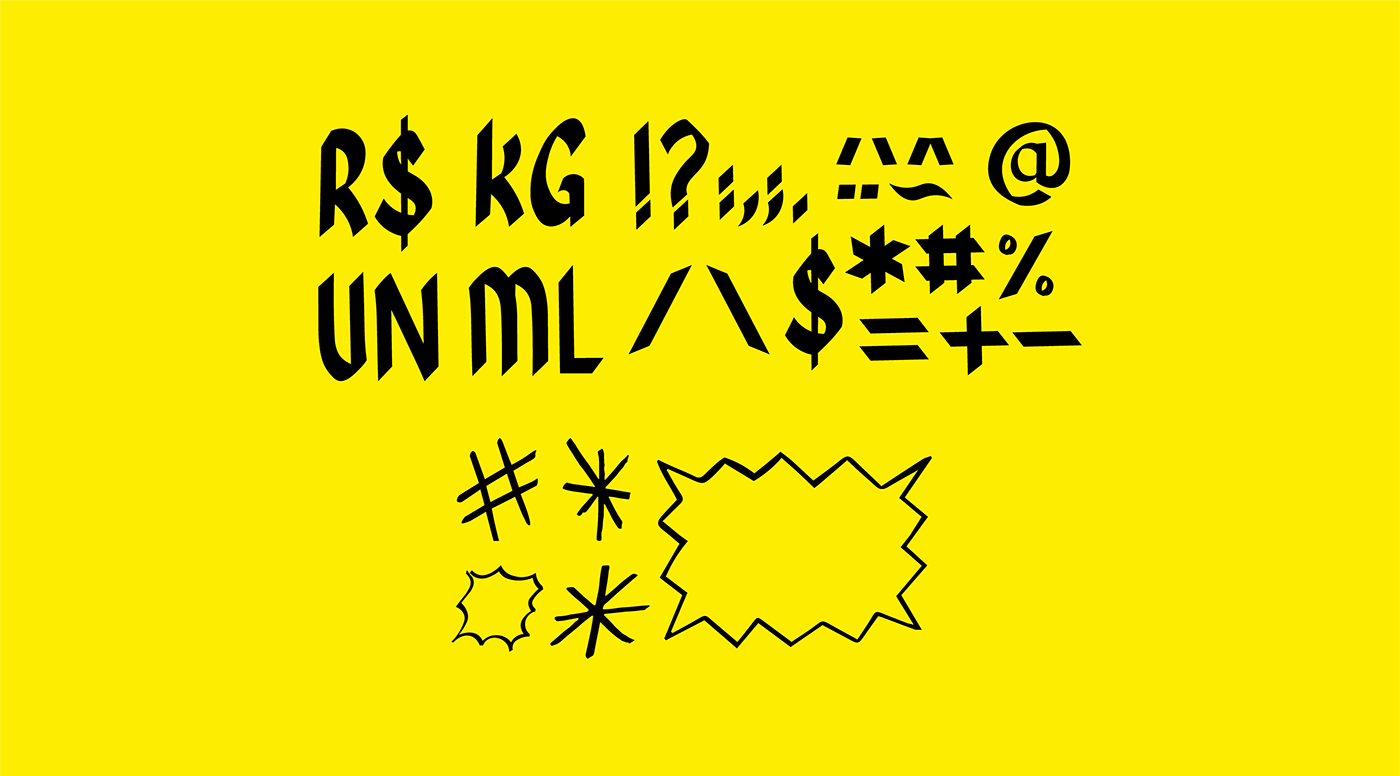 Brazil font lettering type typography   vernacular Vernacular Design Typeface type design display font