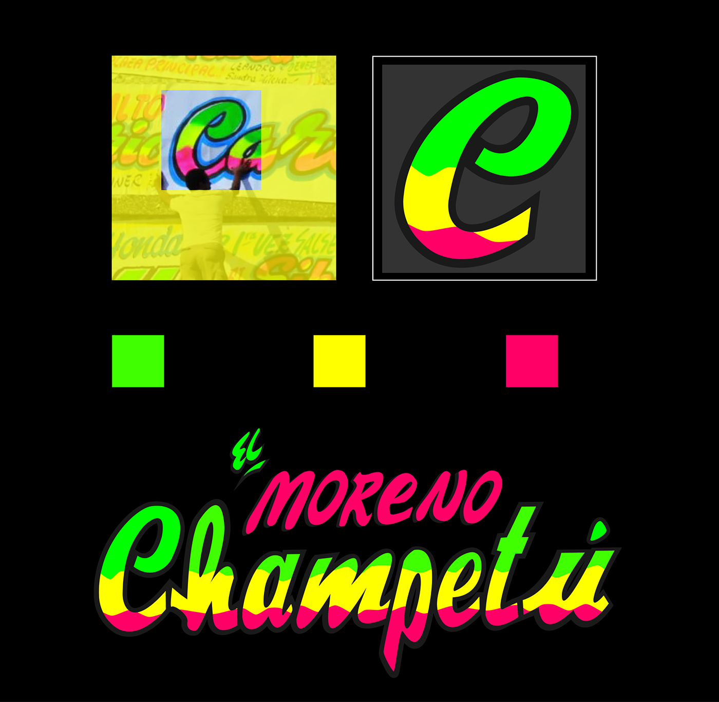 champeta colombia cd neon musica Label Booklet