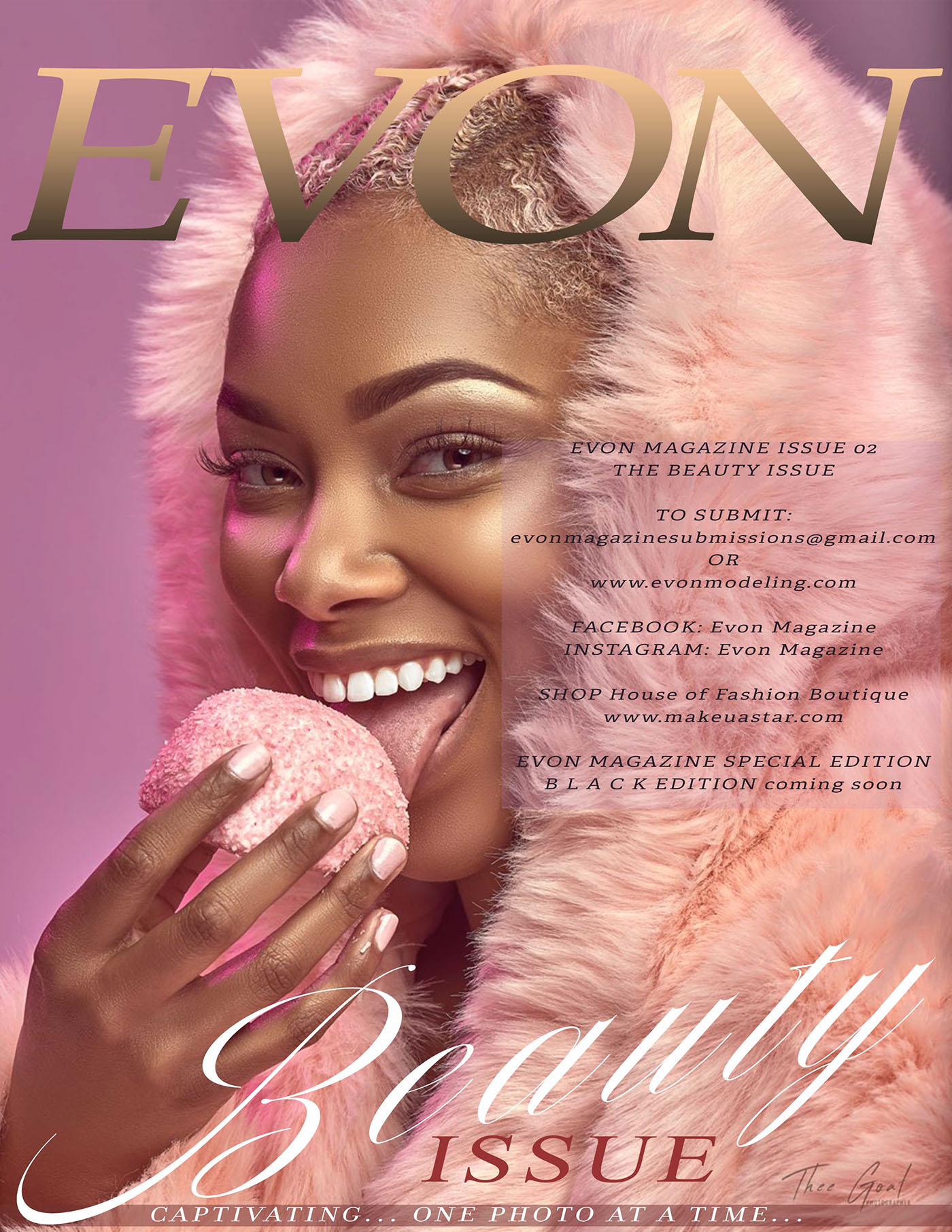 evon magazine evonmagazine print digital publishing   publication cover graphic design designer graphicdesigner