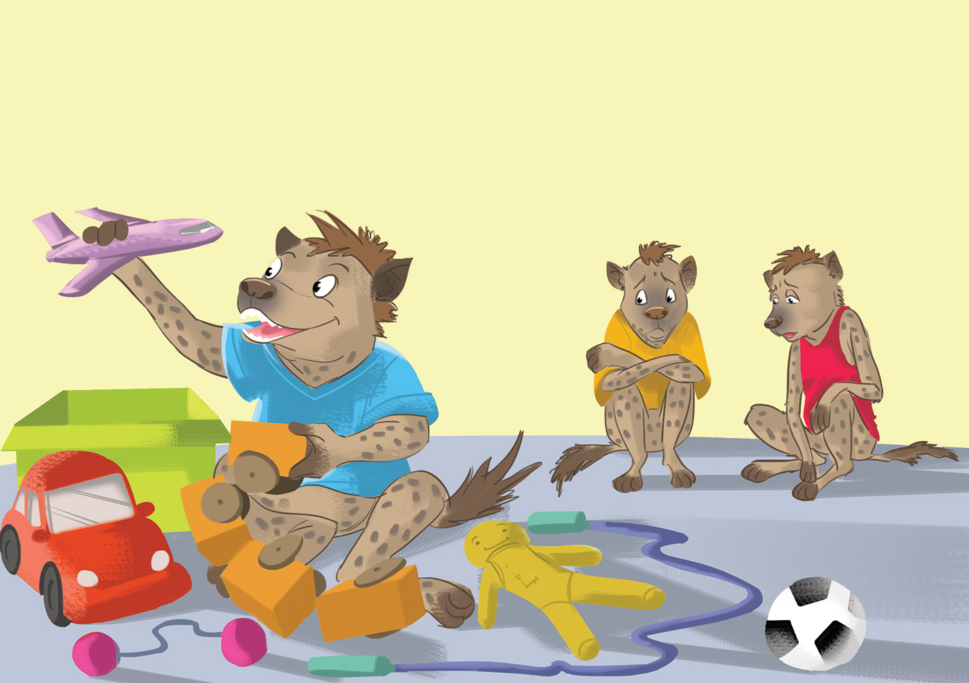 children's book digital illustration