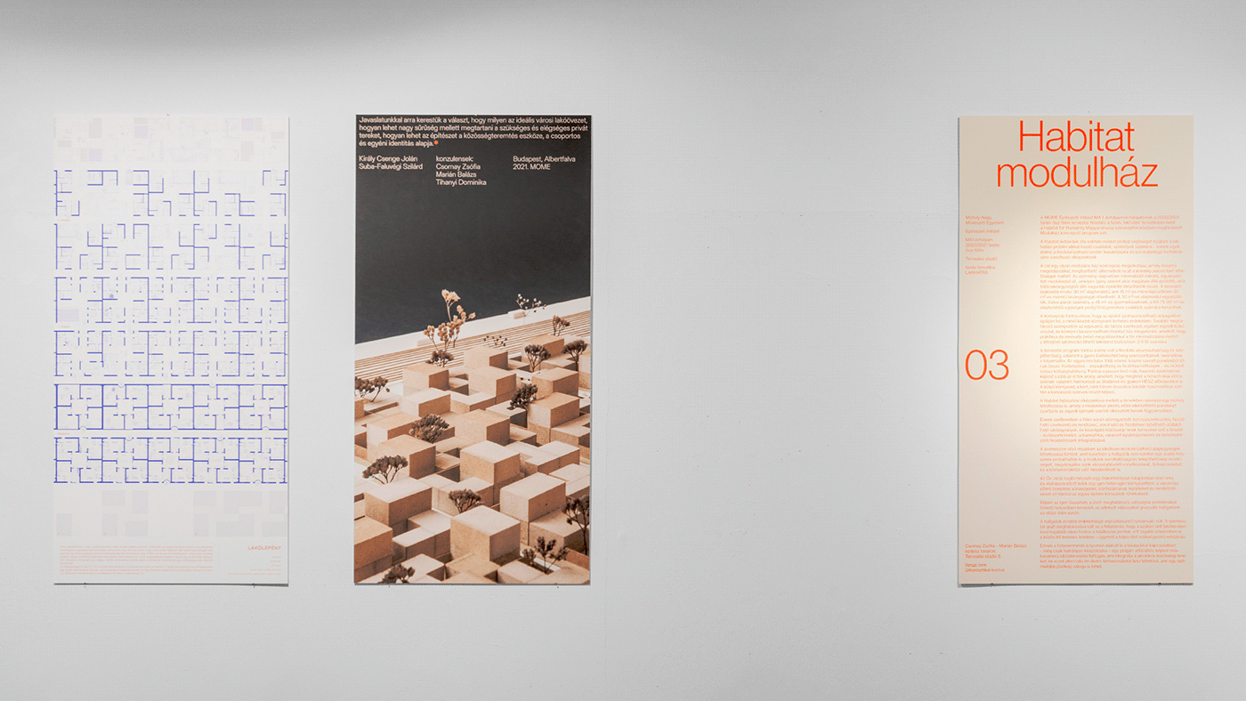 architecture design Exhibition  graphic design  housing mome neue haas grotesk portfolio University Layout