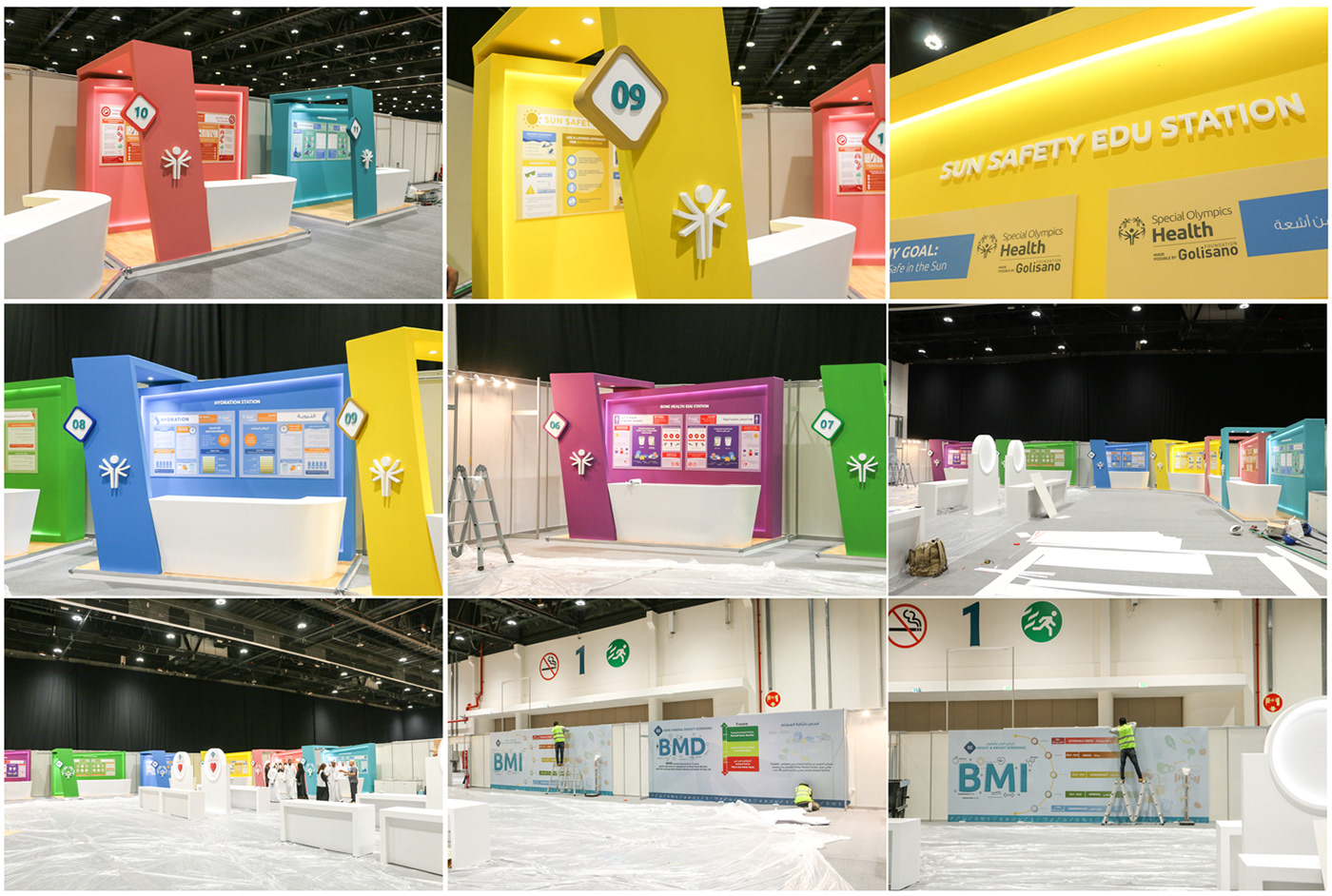 Exhibition Stand Design Event Design infographics Print Collaterals special olympics world games