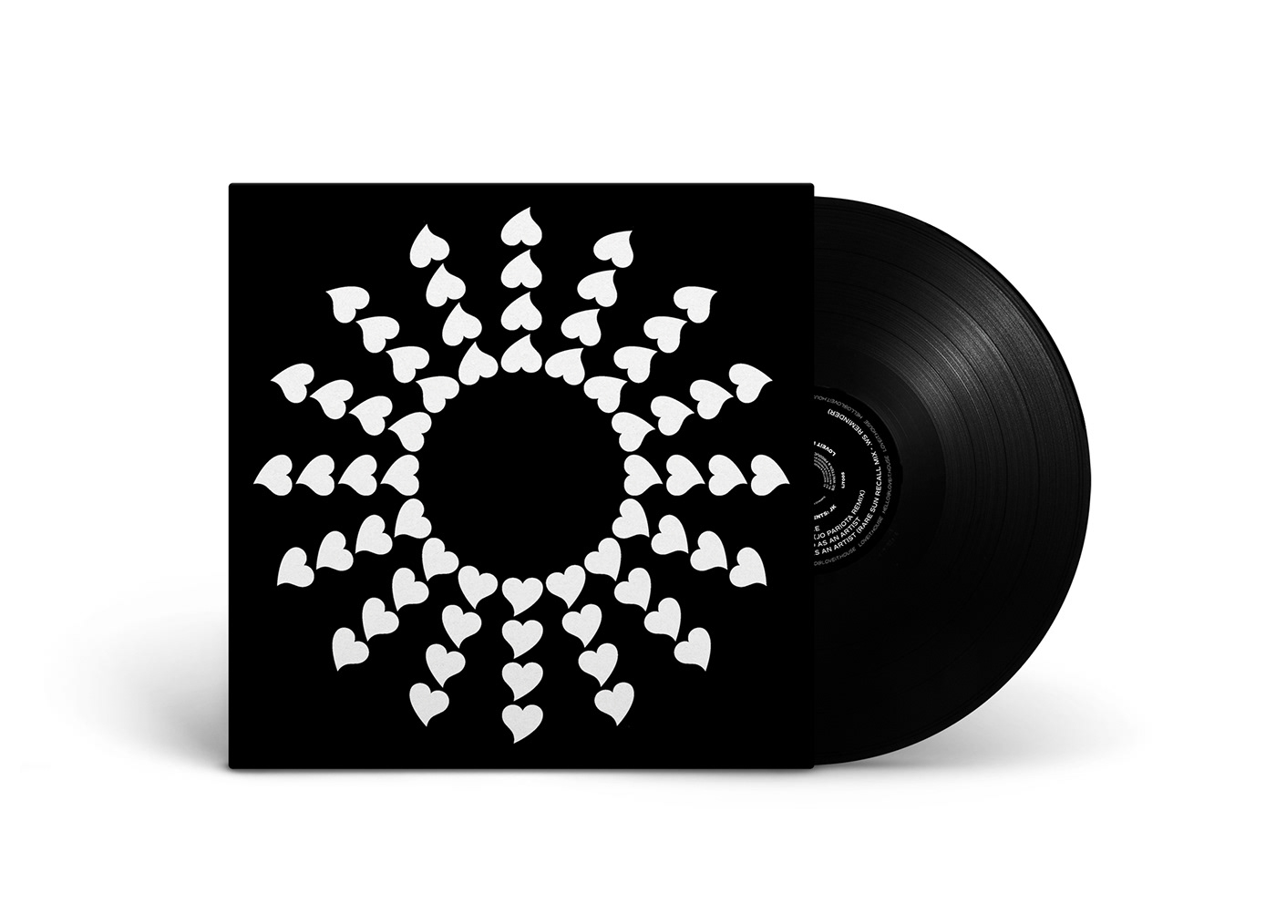 loveit artwork cover spin black White vinyl Records music Program