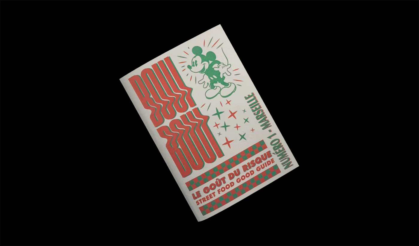 beige red green Layout ILLUSTRATION  fooding Event Drawing  creative book