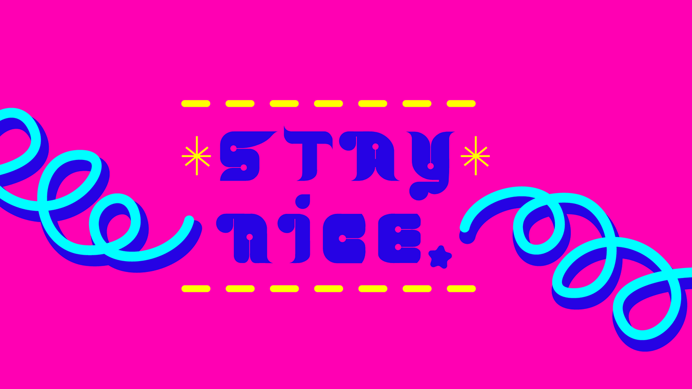 animation  cute font fonts free Free font ILLUSTRATION  motion design neon Typeface
