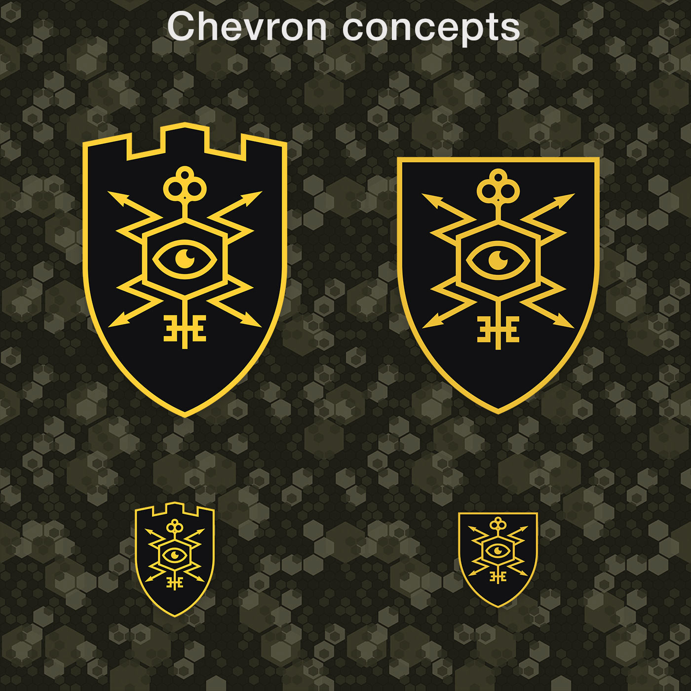 logo Chevron Design Logotype identi cybersecurity Military