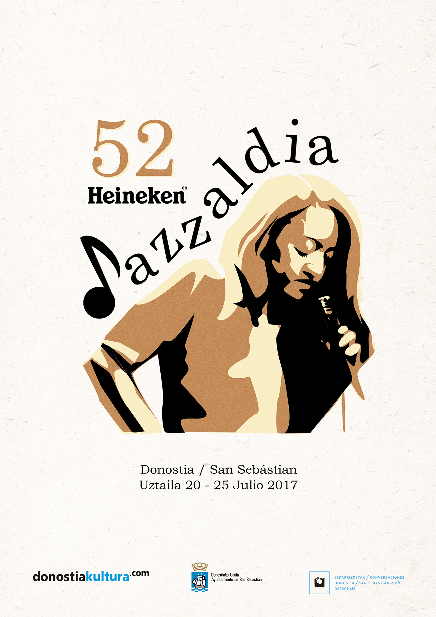 adobe cartel Illustrator jazz jazz festival jazzaldia music poster