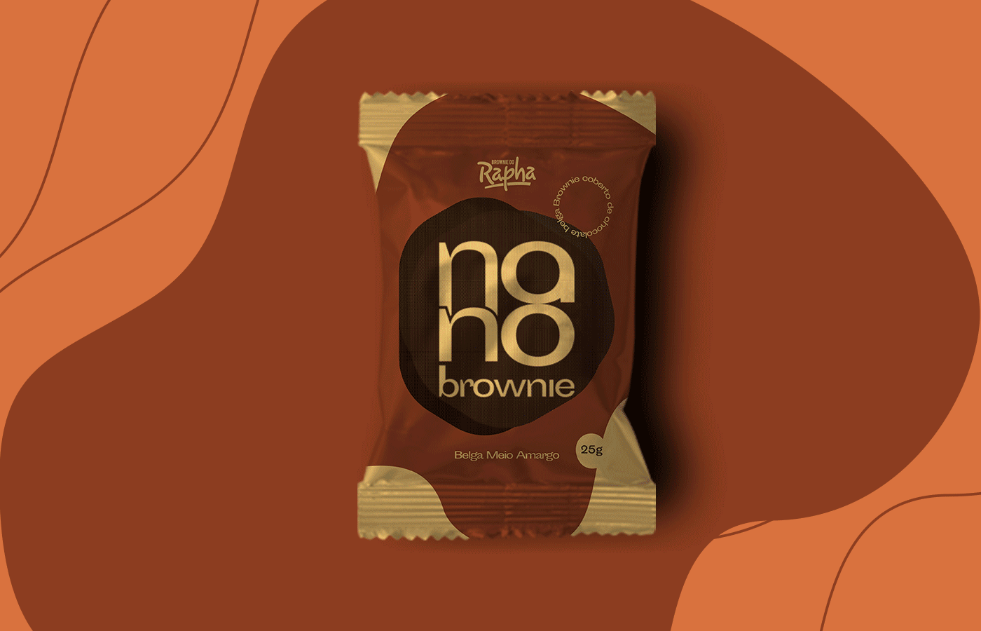 brand branding  brownie Candy chocolate graphic design  snack Food 
