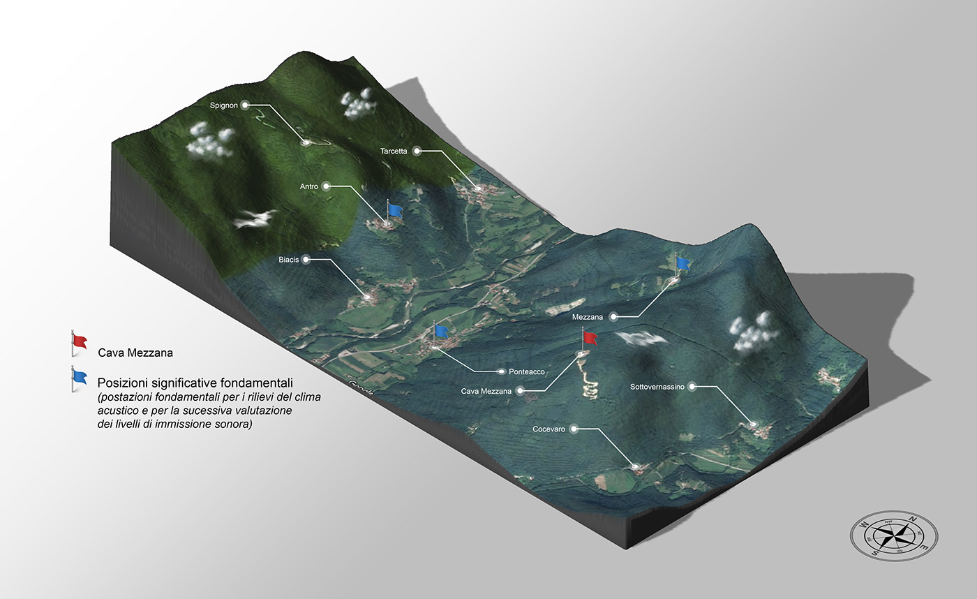 3D map photoshop gif quarry Italy Project Design graphic 3D