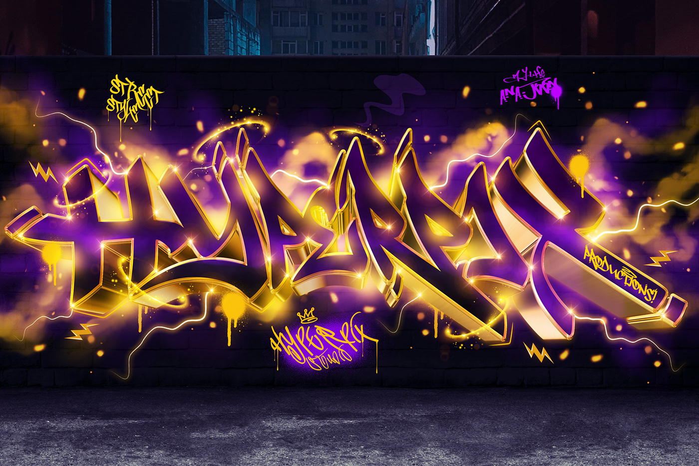 Graffiti graffiti art graffiti font Mockup psd spray paint Street Art  text effect typography   Urban