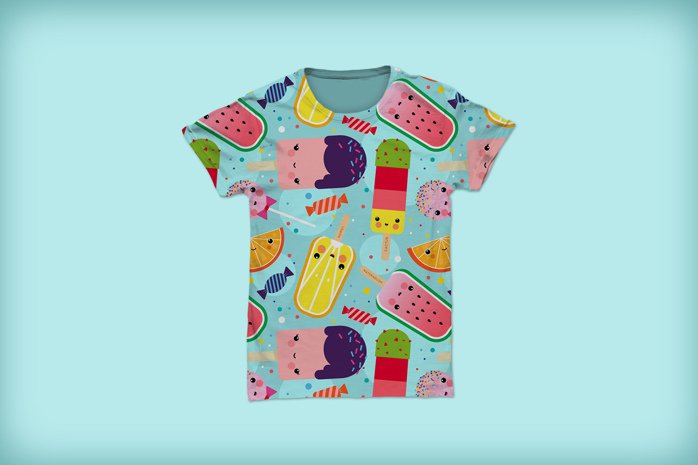 children creative market fabrics kawaii nursery spoonflower vector