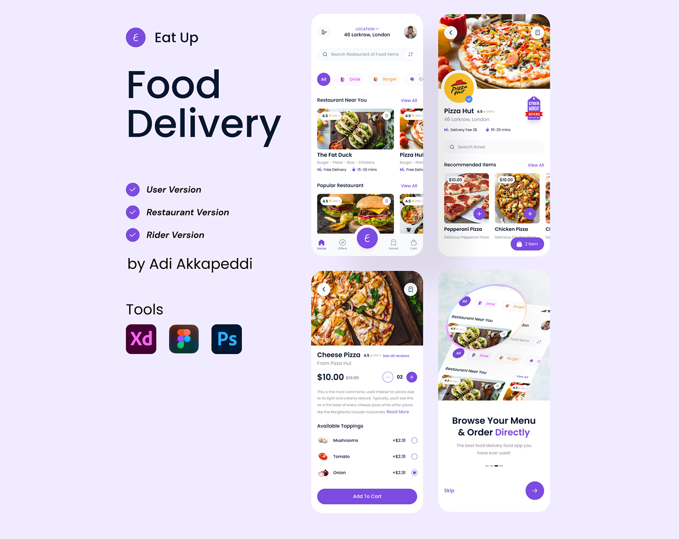 food app Food app design food mobile app Food ordering app mobile