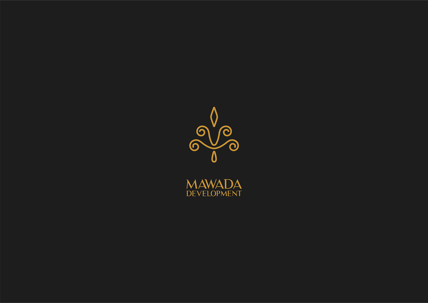 mawada re branding luxury gold flower development