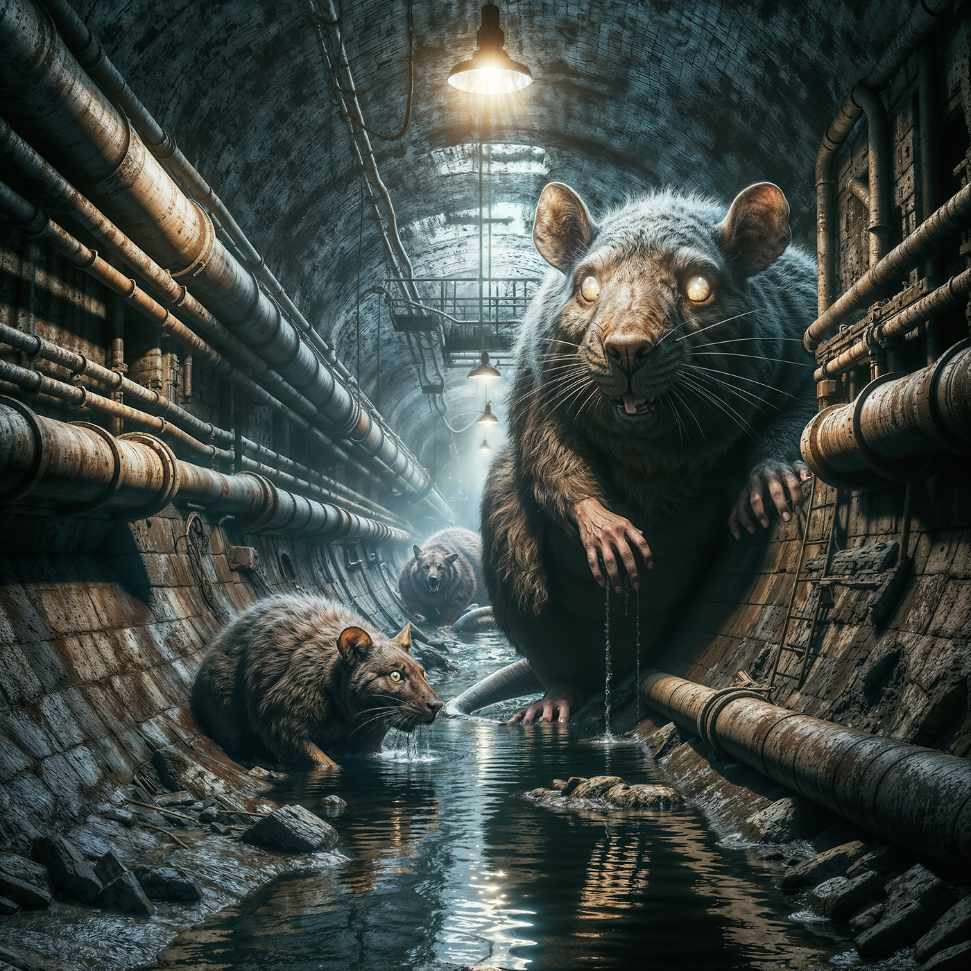 surreal Rats AI generated images Hyper-Realistic