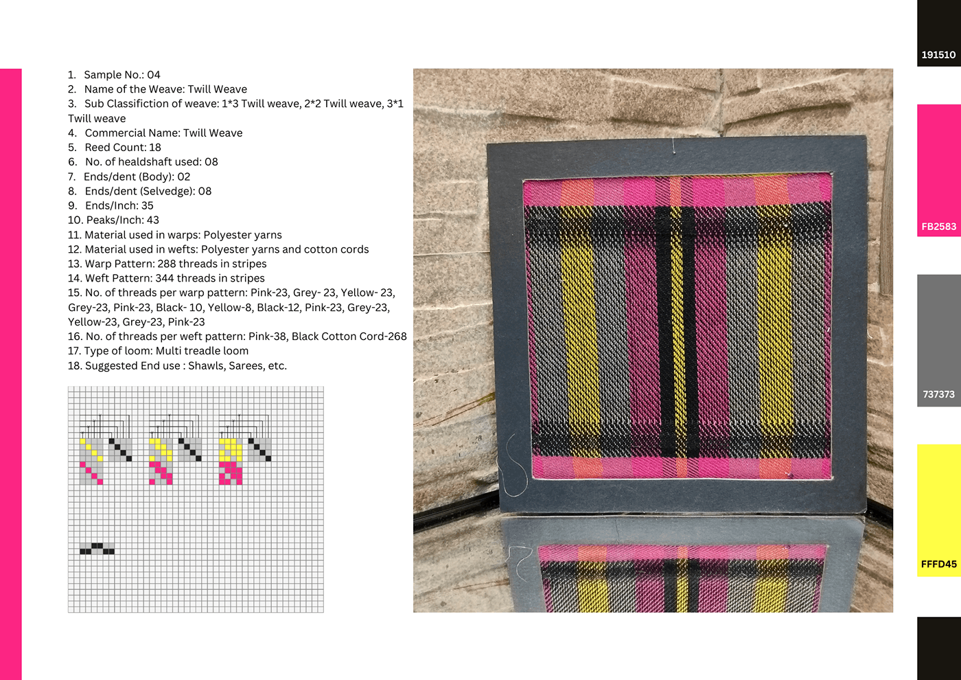 weave Weave Design textile pattern design handloom Basic Weaves weaving textile design  Basic weave Design