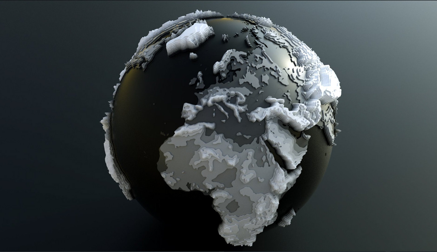 3D animation  cartography Data data visualization design earth Global map motion graphics 