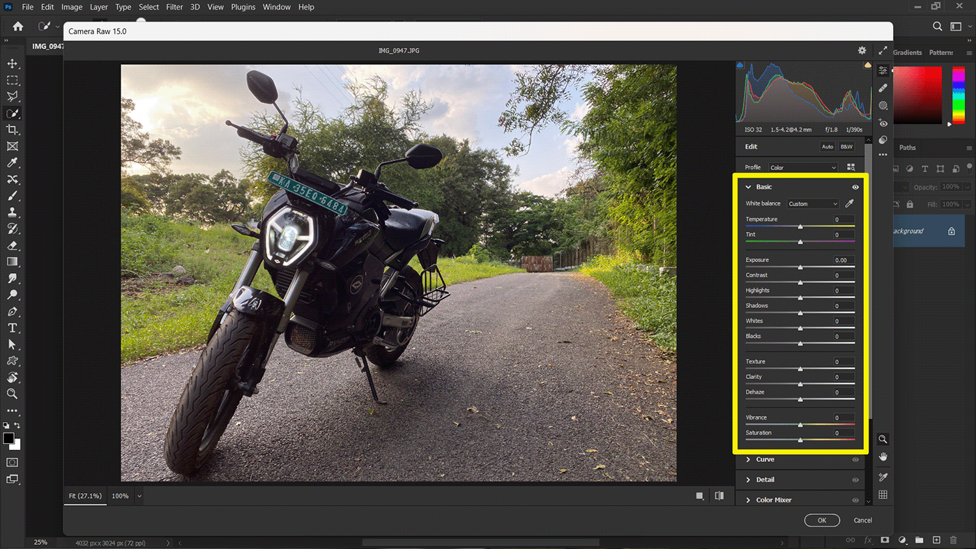 camera raw filters in adobe photoshop raw image editing
