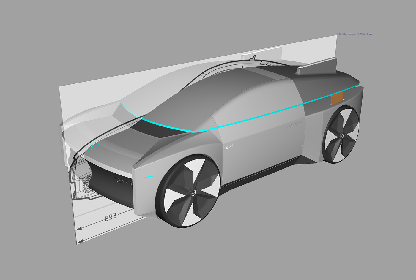 3D Rendering autodesk alias car design concept car keyshot Volvo volvo design