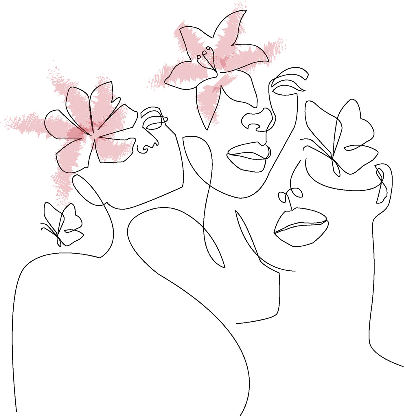 happywomensday graphic design  Flowers