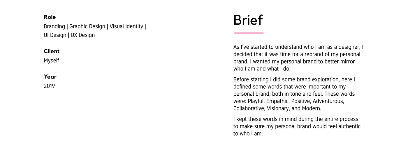 branding  Rebrand Personal Rebrand Personal Brand Playful visual identity