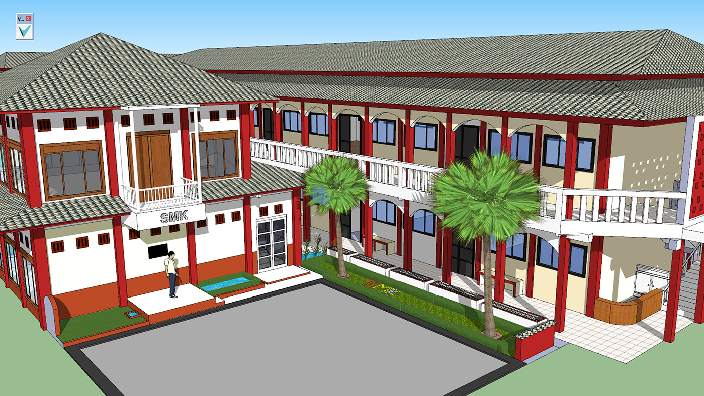 SketchUP architecture 3D 3d modeeling