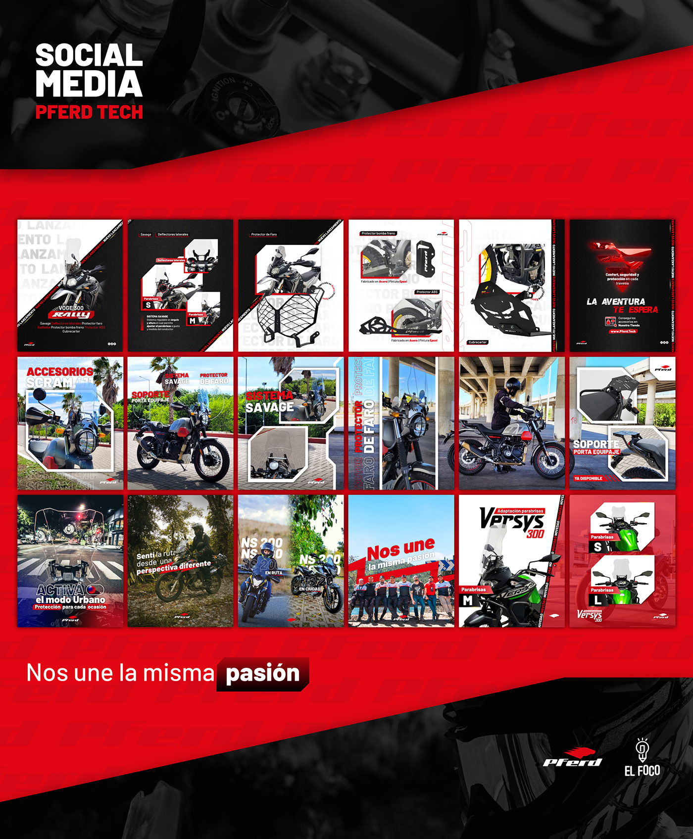 motorcycle motocicleta Motos social media Instagram Post Social Media Design photoshop accesorios moderno