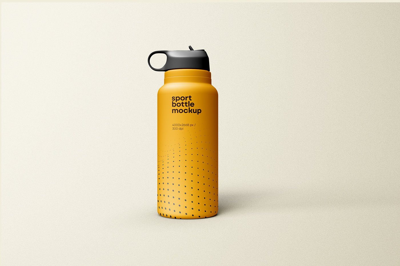 bottle branding  design drink free identity Mockup presentation Thermo water