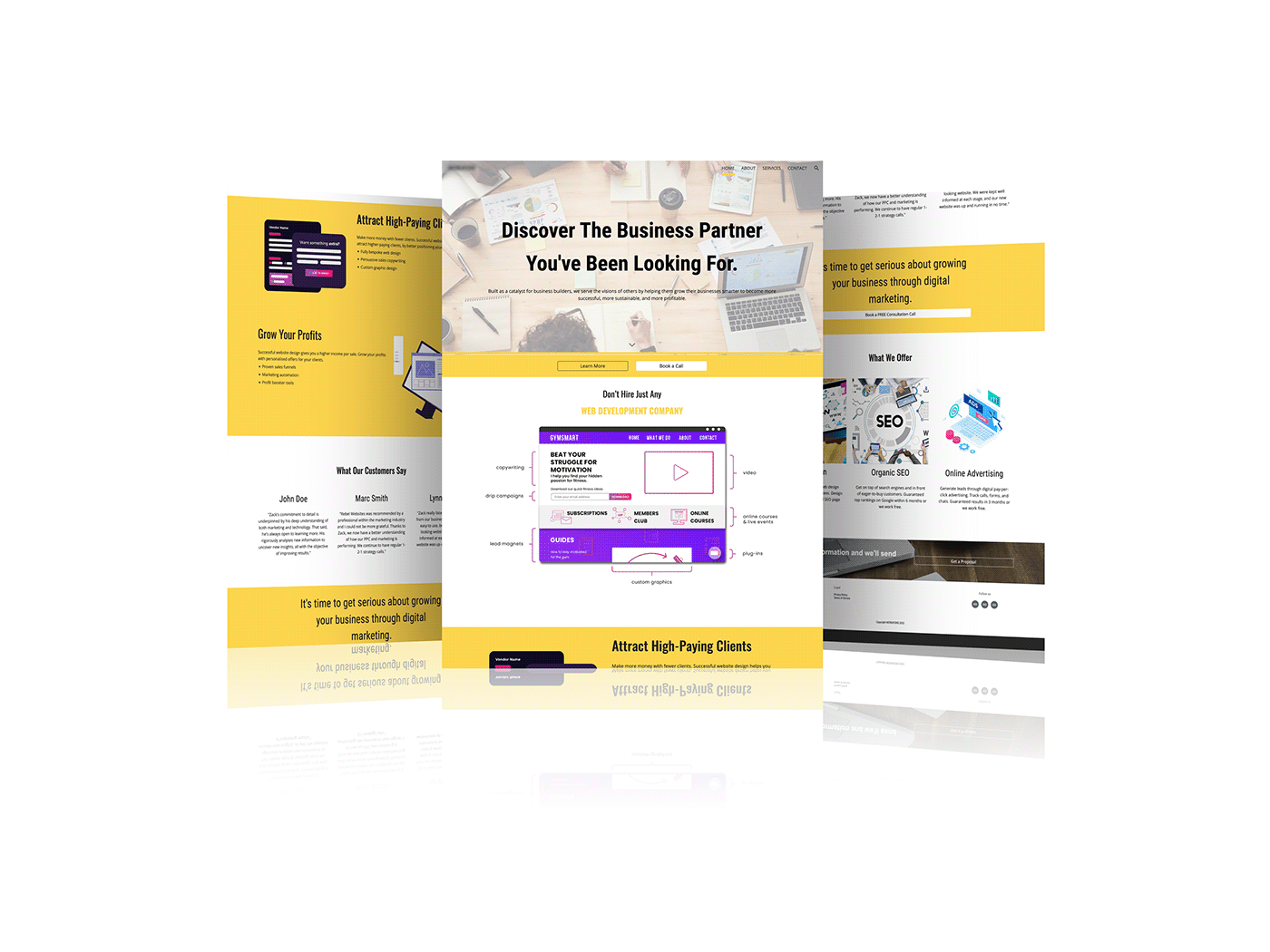 marketing website Website landing page uxdesign