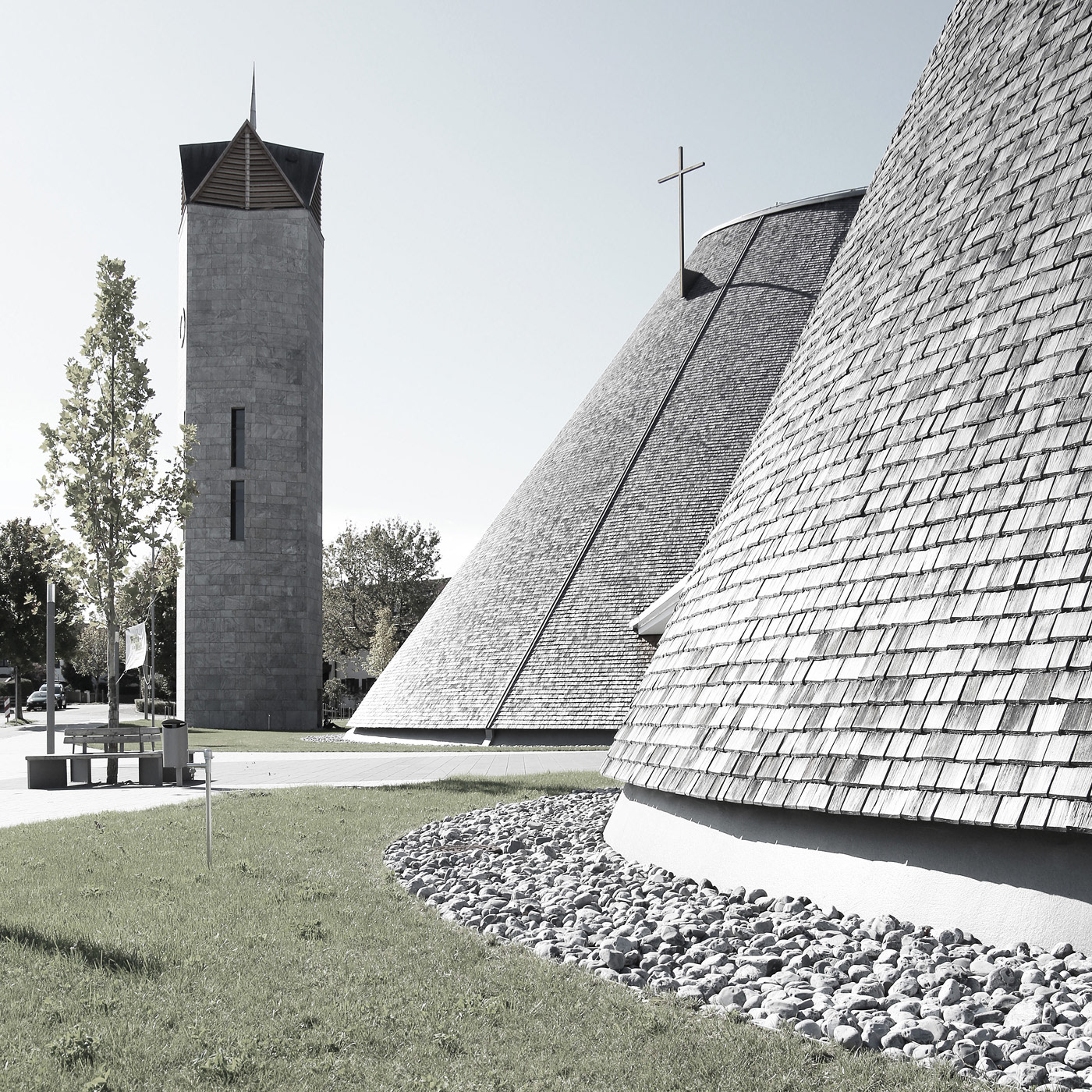 building contemporary architecture design modern sacral wood church construction germany