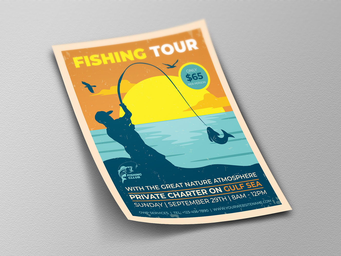 fishing fishing net flyer lake poster psd river fishing nets sea Sea Sports