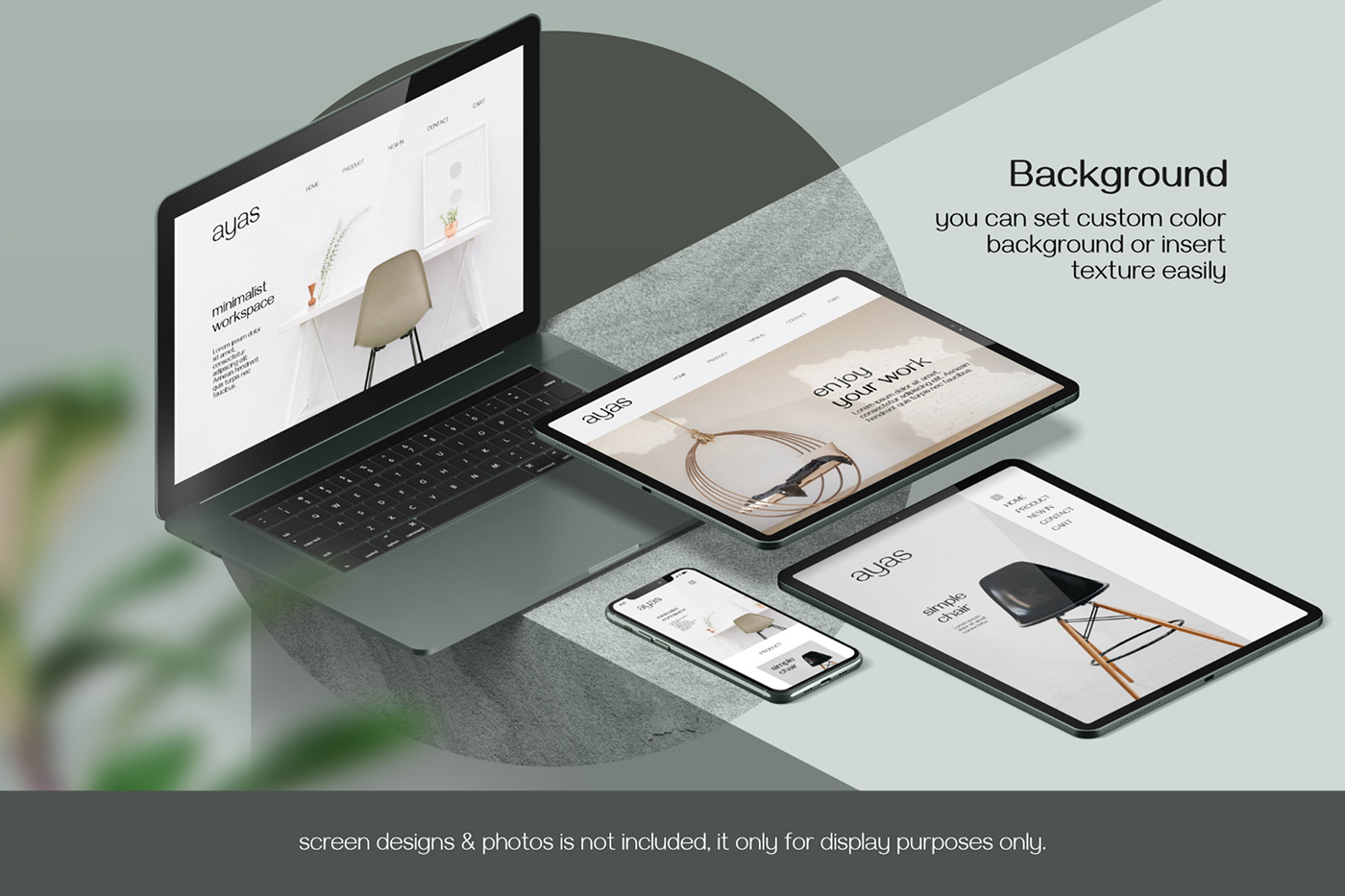 Download Free Responsive Screen Device - Mockup on Behance