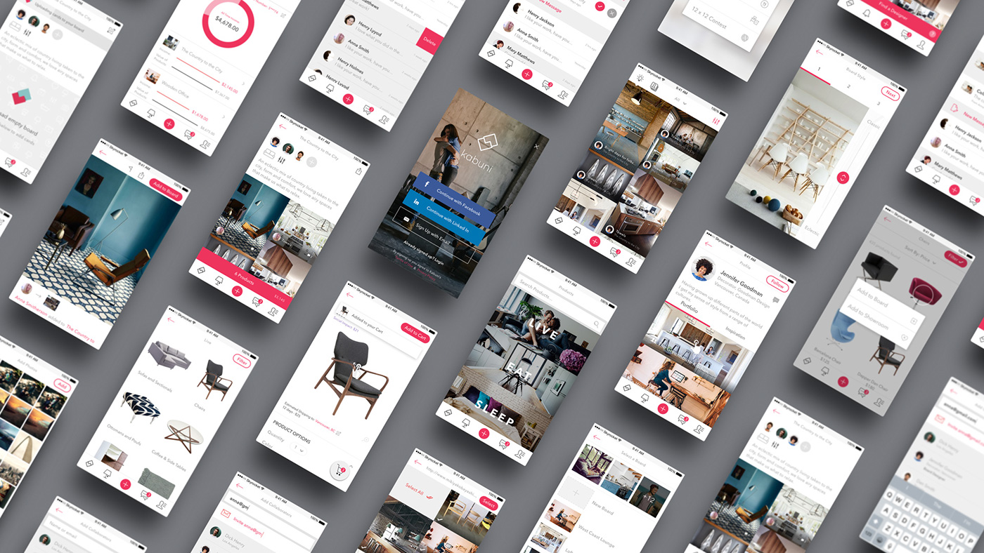 kabuni app branding  identity interior design  web app ios brand strategy product design 