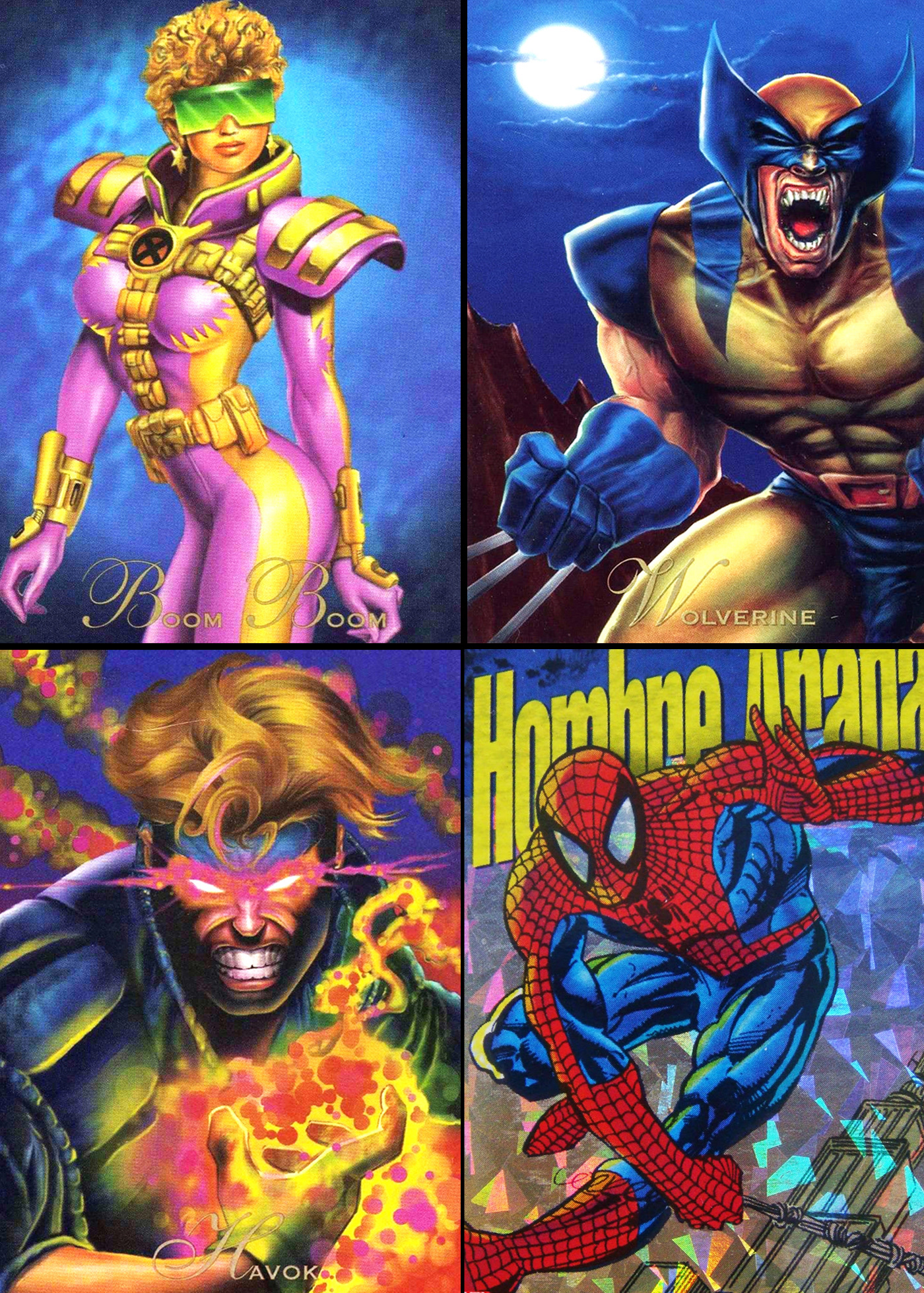 marvel Xmen spiderman Avengers wolverine comics marvel cards flair cards pepsi cards marvel comics