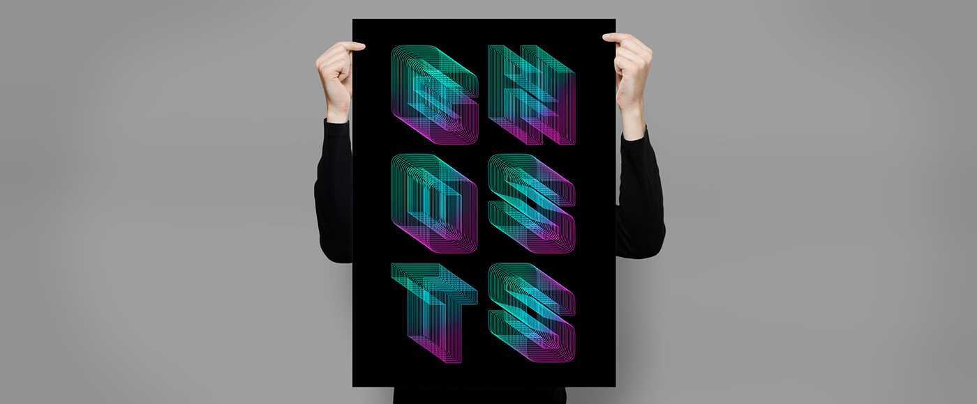 type typography   Illustrator Ghosts graphic poster