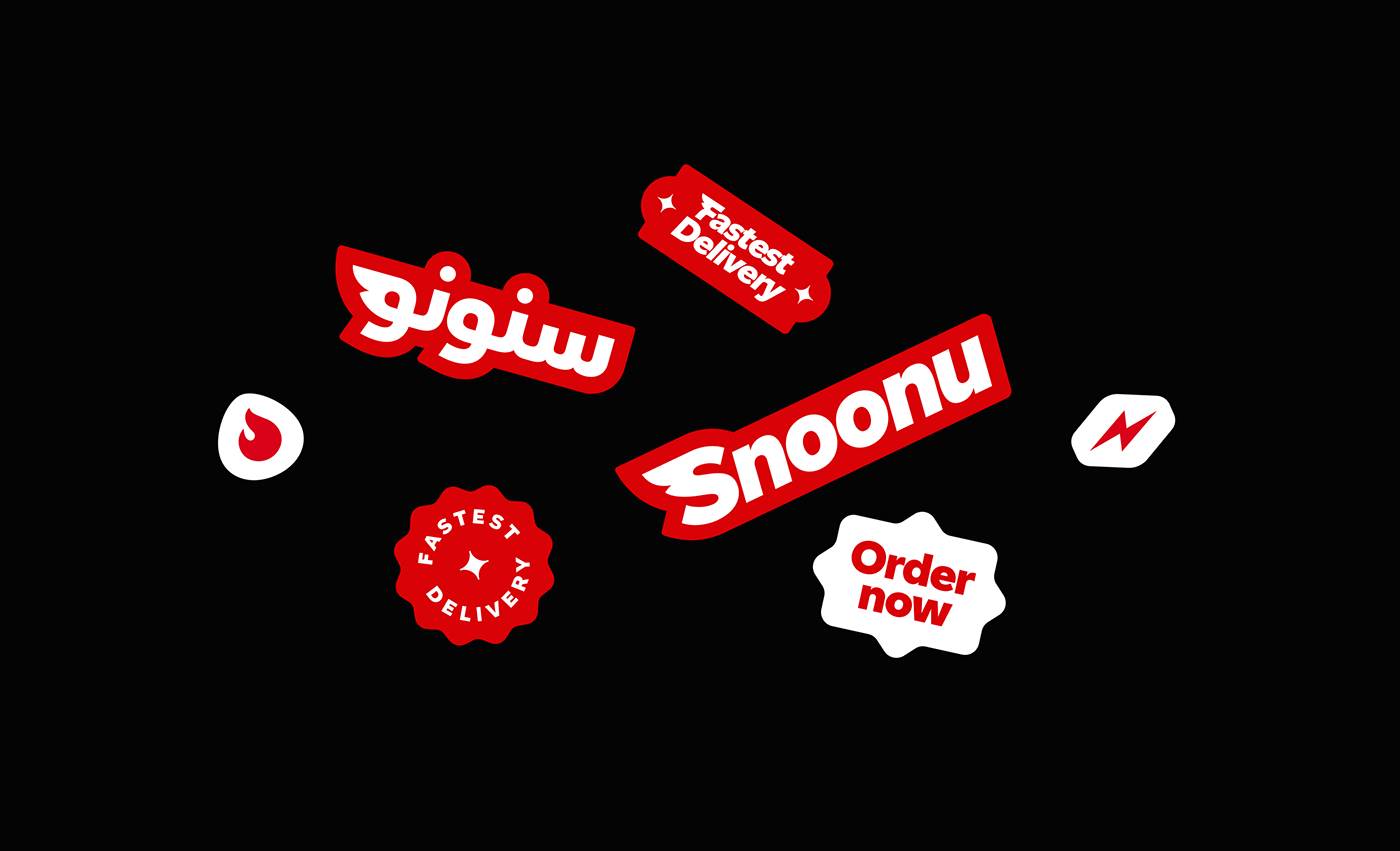 delivery Superapp branding  brand identity Food  Qatar burger neon 3D speed