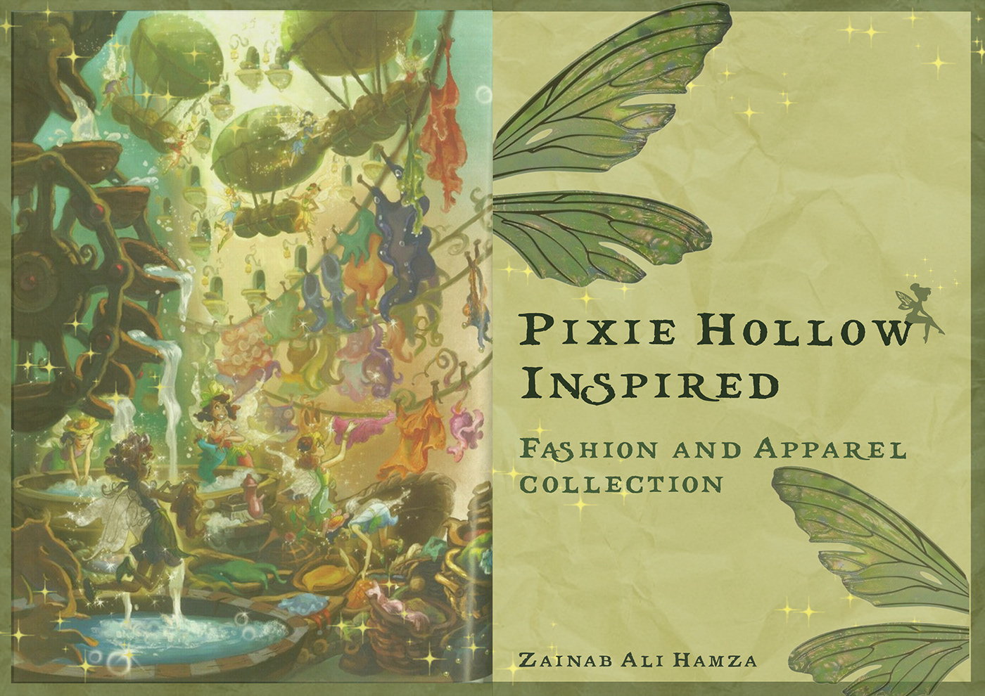 Apparel Design ILLUSTRATION  Pixie Hollow fashion design