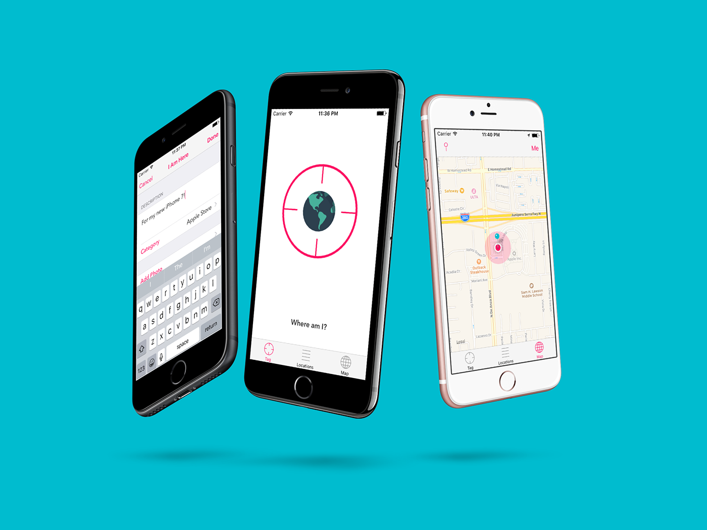 location app ios iphone maps idea design minimal