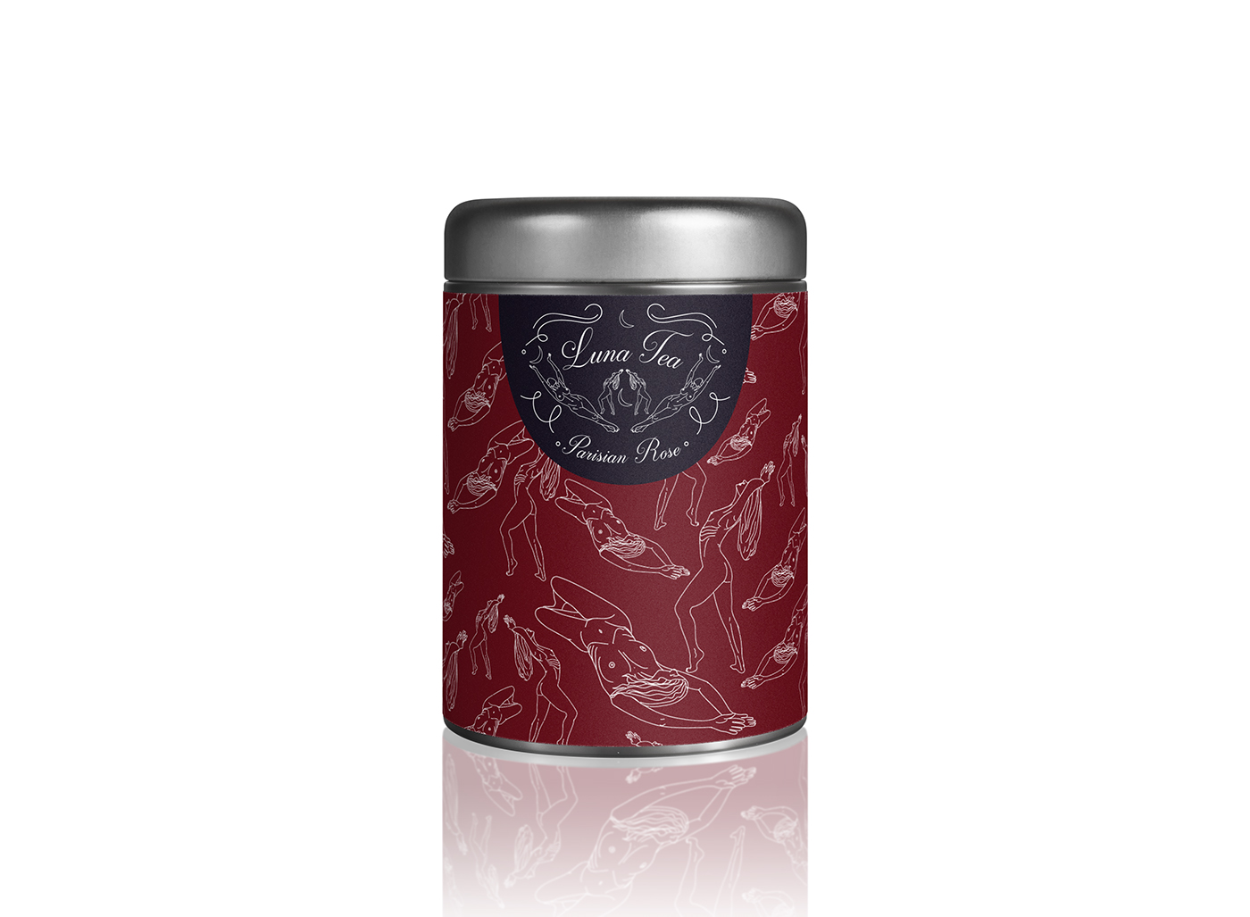 Packaging design figuredrawing nude tea creative ILLUSTRATION  sva