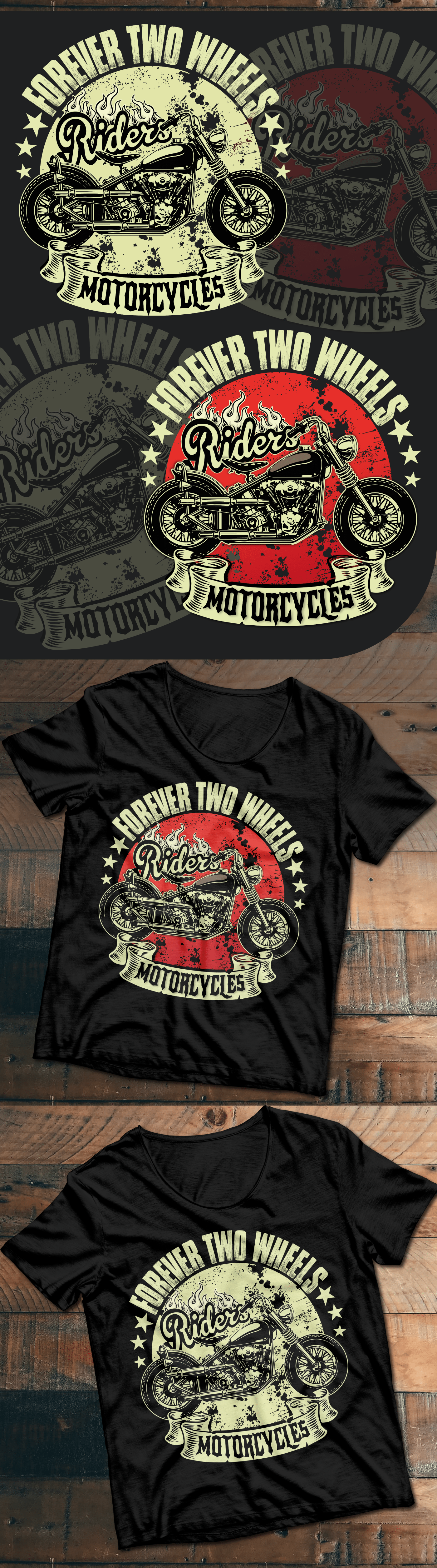 biker masculine skull t-shirt vintage
