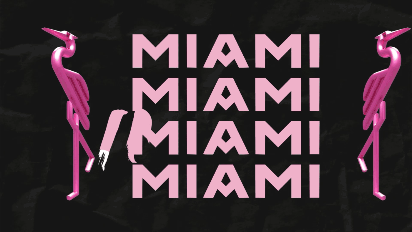 motion 3d  motion graphics  Inter Miami lionel messi messi futebol Major League soccer cinema 4d Octane Render